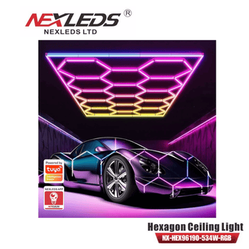 Nexleds Hexagon LED Ceiling Light Kit