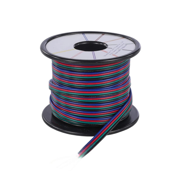 22AWG 4 Pin RGB Stranded Wire 10M | Can Lighting Inc | Can Lighting Inc.