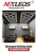 Nexleds Hexagon LED Ceiling Light Kit