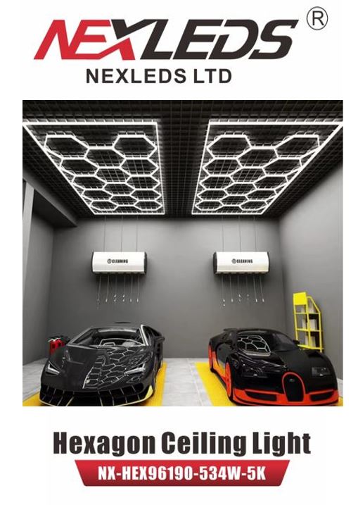 Nexleds Hexagon LED Ceiling Light Kit