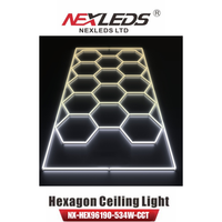 Nexleds Hexagon LED Ceiling Light Kit