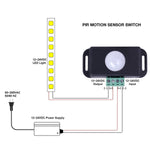 12V 24V PIR Motion Sensor Switch