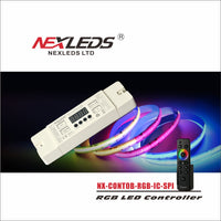 Nexleds 12mm Digital RGBCW Chase Series COB Strip 24V IP20 5m 16/m