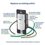 Leviton Decora Occupancy Motion Sensor Light Switch