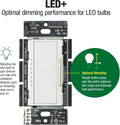 Lutron Maestro Dimmer MACL-153M-WH-C