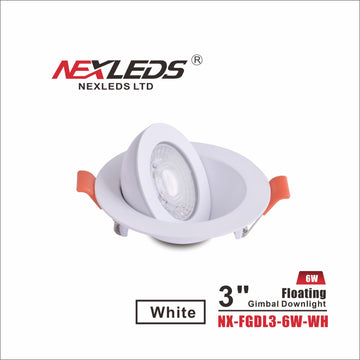 Nexleds 3″ Floating Gimbal Potlight