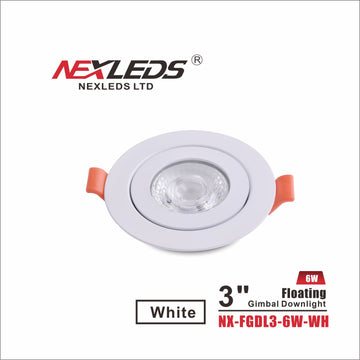 Nexleds 3″ Floating Gimbal Potlight