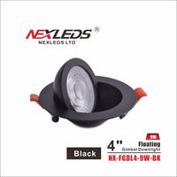 Nexleds 4″ Floating Gimbal Potlight