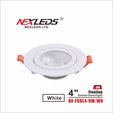 Nexleds 4″ Floating Gimbal Potlight