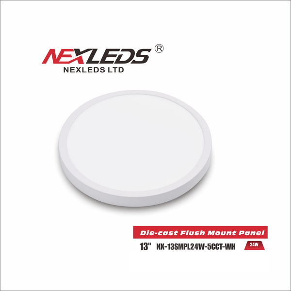 Nexleds 9″ / 11'' / 13'' Die-Cast Flush mount Light
