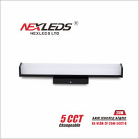 Nexleds Vanity Light NX-VLDR-2F-25W-B