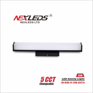 Nexleds Vanity Light NX-VLDR-2F-25W-B