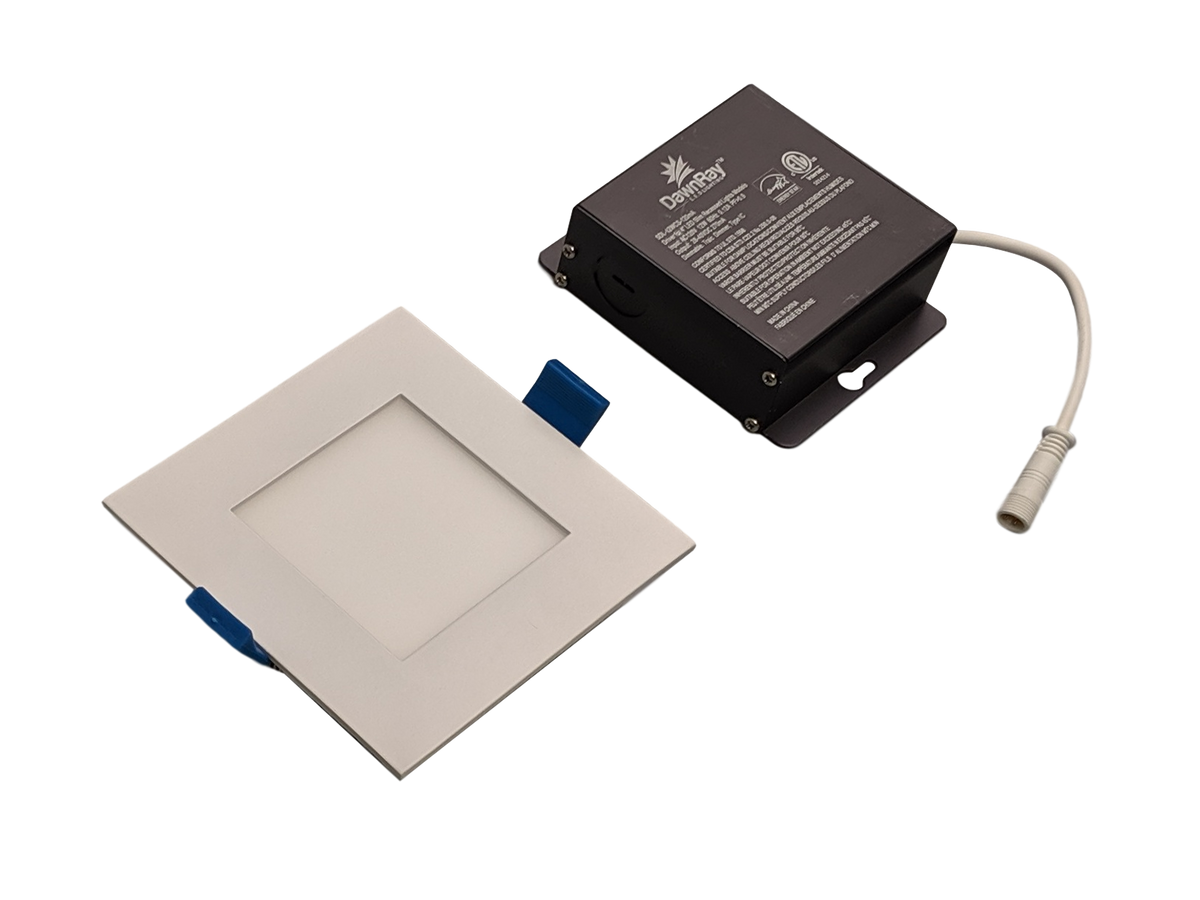 4 Inch Square Panel Light 5CCT 12W Can Lighting Inc.