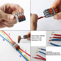 Wire Connector - 3 Way 6 Port