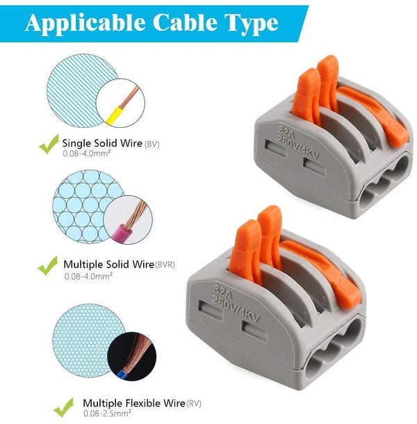 Wire Connector - 3 Port