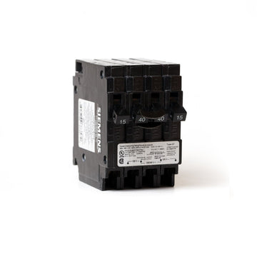 Siemens Quad 15/40/40/15 amp Circuit Breaker - Q21540CTNC